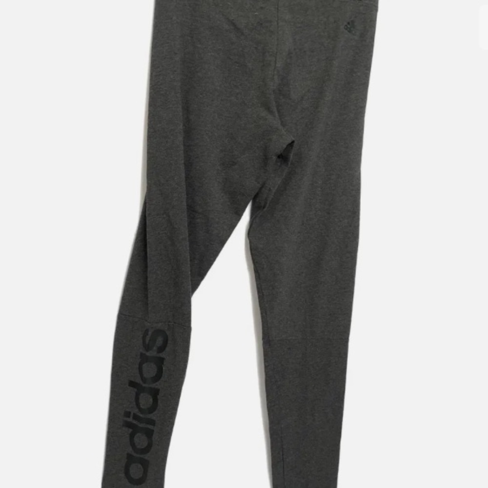 adidas woman sports legging Size:XL gray stretch 92%cotton